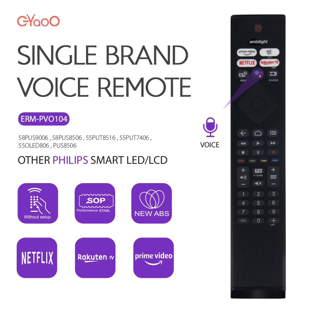 Home Cinema Philips - Voice TV Remote Control 58PUS8506/12 Android
