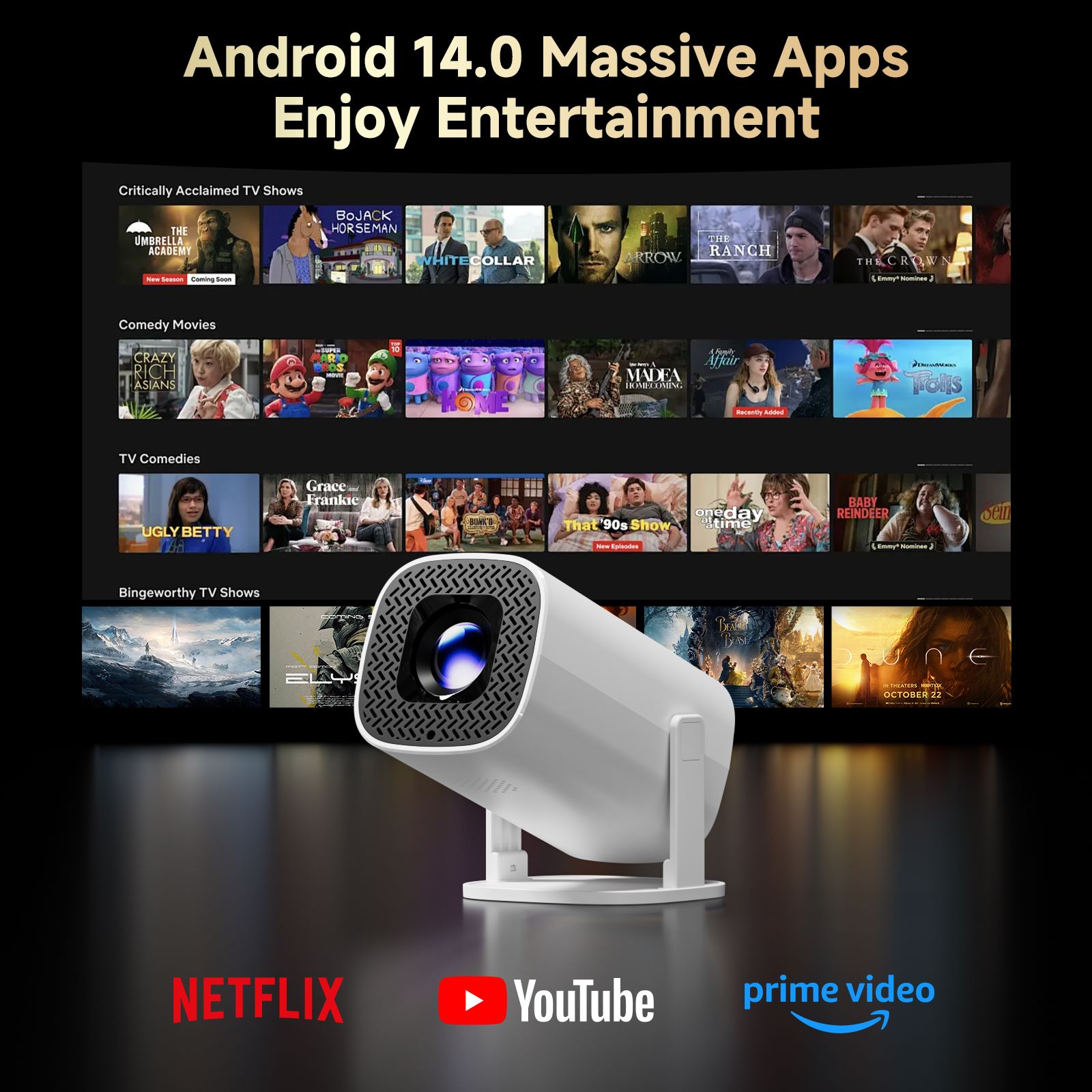 HONGTOP P30PRO Smart Mini Proj - огляд і ціна Home Cinema Setup