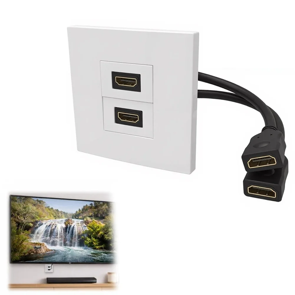 Dual Port Wall Plate With Pigt - огляд і ціна Home Cinema Setup