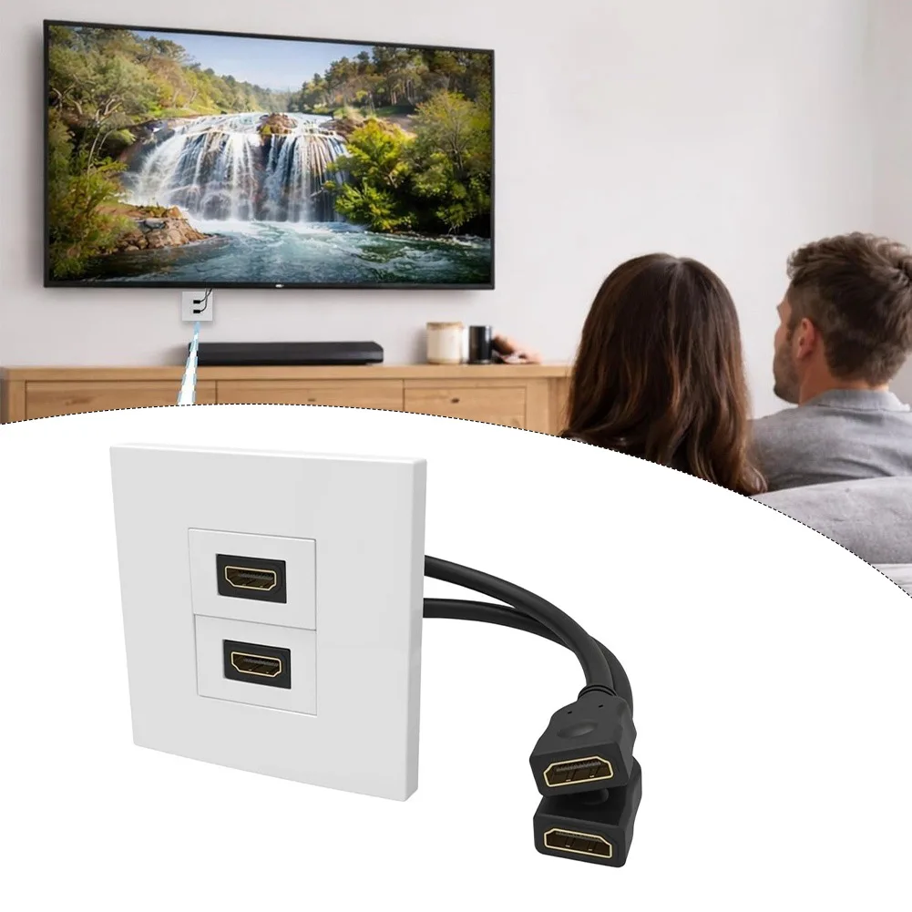 Dual Port Wall Plate With Pigt - огляд і ціна Home Cinema Setup