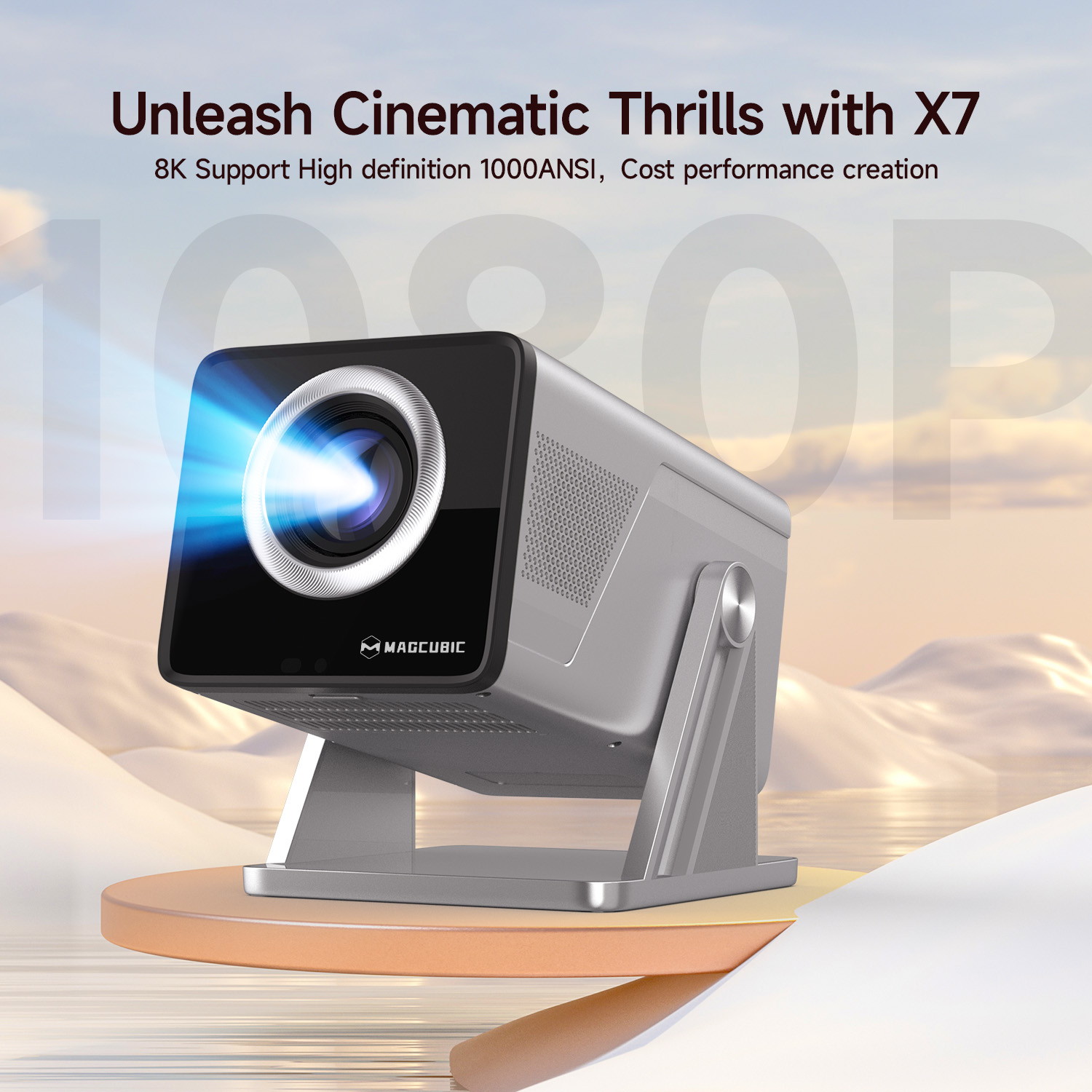 Magcubic 8K HD 1080P 1000ANSI  - огляд і ціна Home Cinema Setup