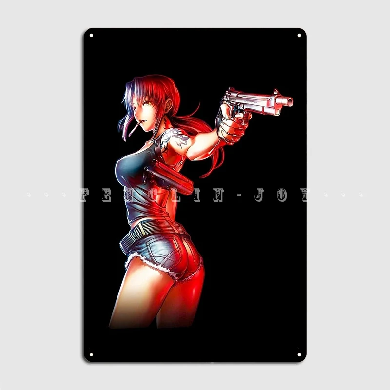 Black Lagoon Revy Metal Sign C - огляд і ціна Home Cinema Setup