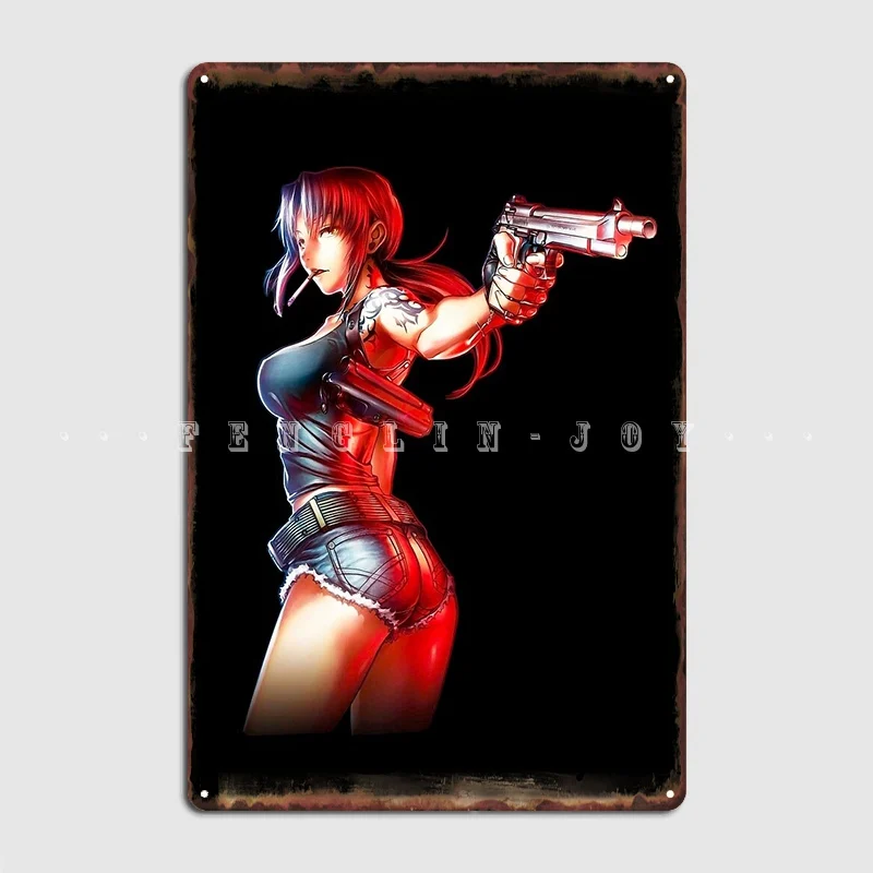 Black Lagoon Revy Metal Sign C - огляд і ціна Home Cinema Setup